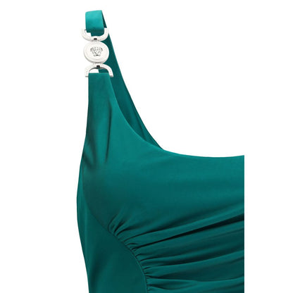 Versace Bicolor Viscose Casual Dress