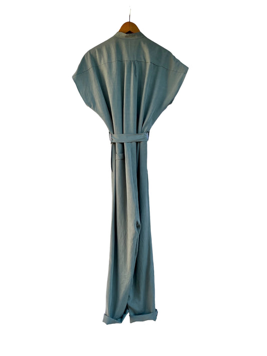651 Anet Relaxed Lyocell Jumpsuit    Sage green