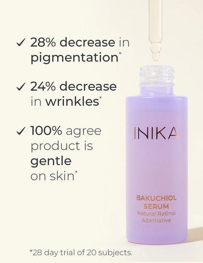 INIKA Organic Bakuchiol Serum Natural Retinol Alternative