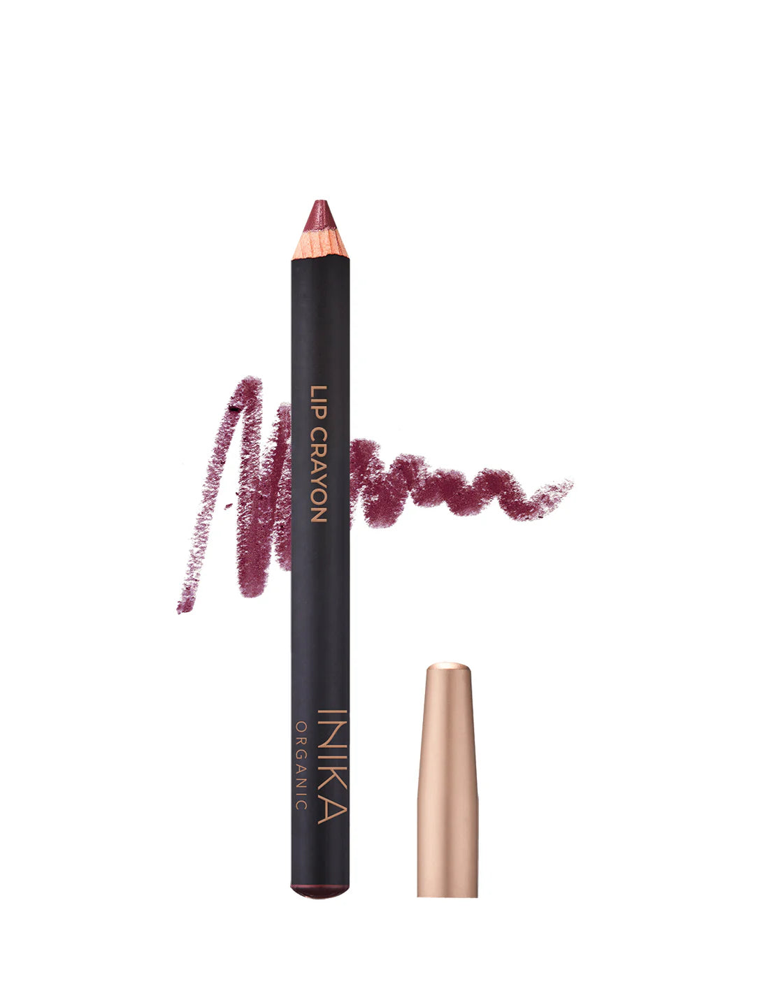INIKA Organic Lipstick Crayon COLOUR  Deep Plum