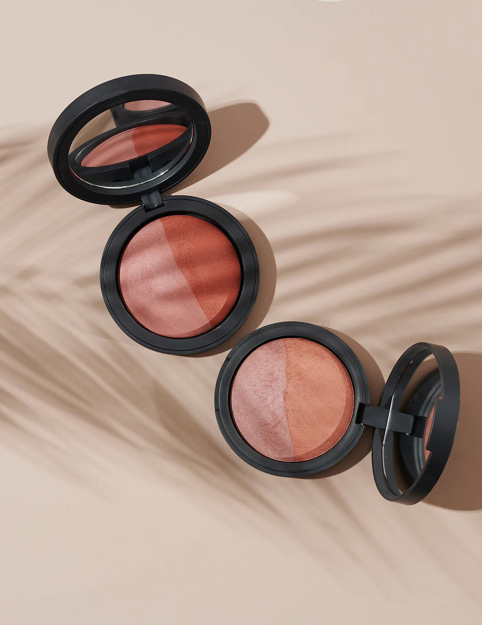 INIKA Organic Mineral Baked Blush Duo COLOUR BURNT  PEACH
