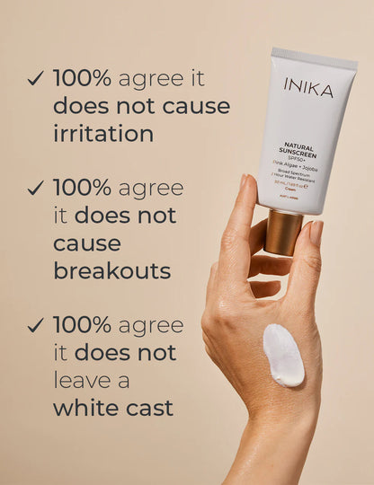 INIKA Organic Natural Sunscreen SPF50+ 50mL