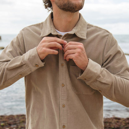 Men's Forester Corduroy Shirt Evergreen