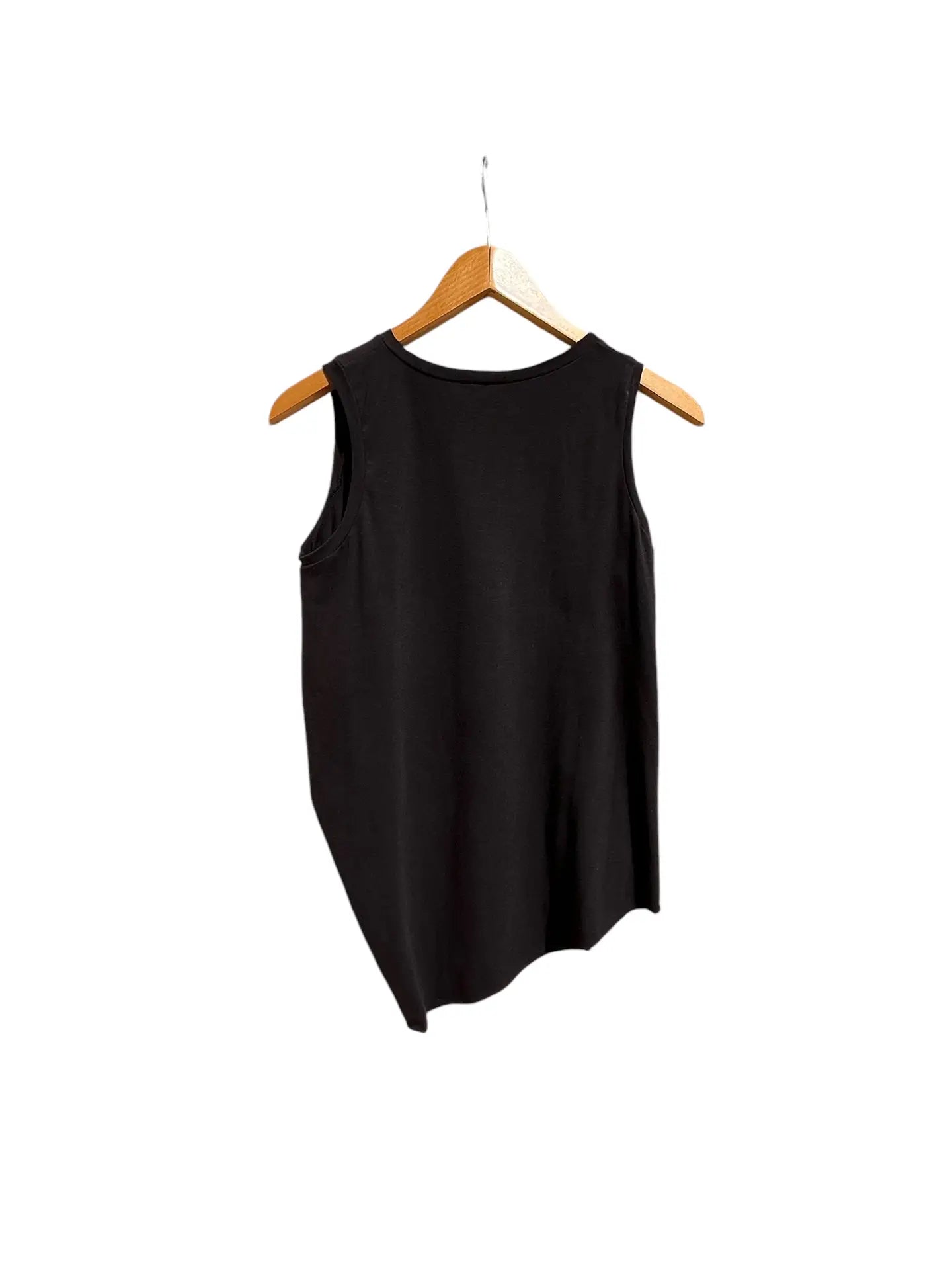 109 Teix Draped Tank Top in the Softest Bamboo Jersey BLACK