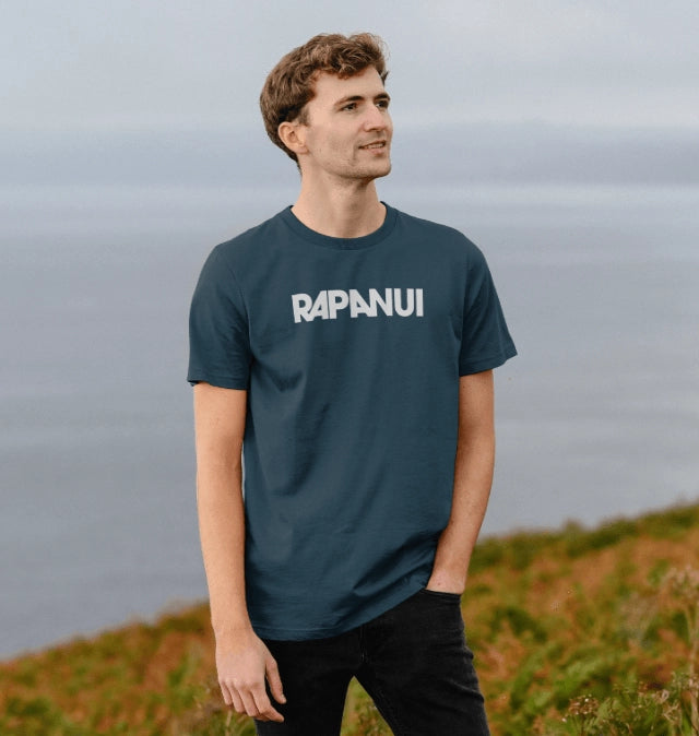 Rapanui Logo T-Shirt    Denim Blue