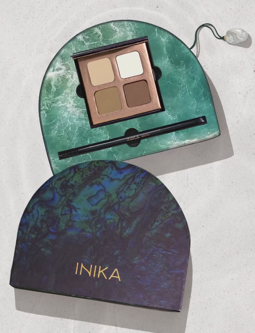 INIKA Organic Ultramarine Natural Brow Set COLOUR Tan
